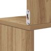 vidaXL Wand-Eckregal Artisan-Eiche 20x20x127,5 cm Holzwerkstoff