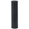 vidaXL Teppich Rechteckig Schwarz 70x200 cm Bambus