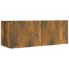vidaXL 4-tlg. TV-Schrank-Set R&auml;uchereiche Holzwerkstoff