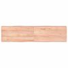 vidaXL Tischplatte 160x40x(2-6) cm Massivholz Behandelt Baumkante