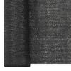 vidaXL Zaunblende Schwarz 1,5x50 m HDPE 195 g/m&sup2;