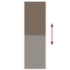 vidaXL Verdunkelungsrollo Kaffeebraun 65x230 cm Stoffbreite 60,7 cm