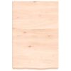 vidaXL Wandregal 40x60x(2-6) cm Massivholz Eiche Unbehandelt
