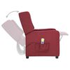 vidaXL Massagesessel Weinrot Stoff