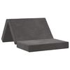 vidaXL Klappsofa Bett 80 x 67 x 45 cm Dunkelgrau