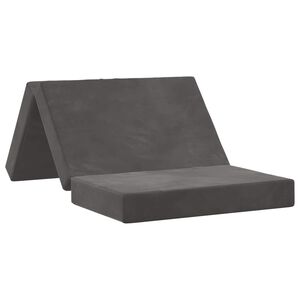 vidaXL Klappsofa Bett 80 x 67 x 45 cm Dunkelgrau