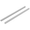 vidaXL Gewindestange 2 Stk. Silber 6 x 135 mm Stahl