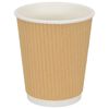 vidaXL Pappbecher mit Deckeln 1000 Stk. 8oz 200ml
