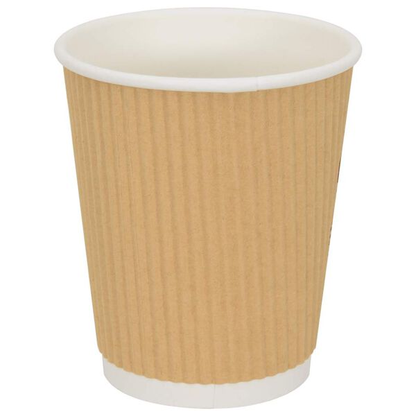 vidaXL Pappbecher mit Deckeln 1000 Stk. 8oz 200ml