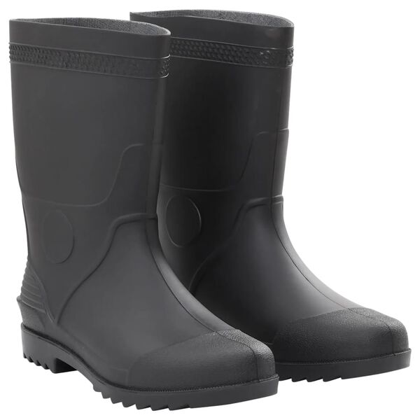 vidaXL Gummistiefel Schwarz Größe 44 PVC