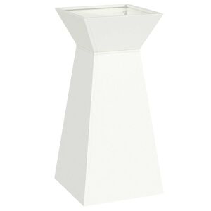 vidaXL S&auml;ulen Pflanzer Wei&szlig; 35 x 35 x 73 cm