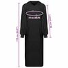 vidaXL Decken-Hoodie KINN Schwarz XXL Baumwolle