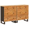 vidaXL Sideboard Braun Massivholz Mango