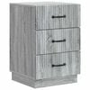 vidaXL Nachttisch Graues Sonoma 43 x 41 x 63,5 cm Holzwerkstoff