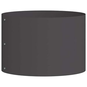 vidaXL Pflanzenring Schwarz 30 x 30 x 20 cm Kaltgewalzter Stahl