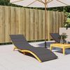 vidaXL Sonnenliegen-Auflage Anthrazit 200x60x3 cm Oxford-Gewebe