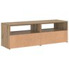 vidaXL TV-Schrank mit LED Artisan-Eiche 120x35x40 cm Holzwerkstoff