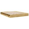 vidaXL Massivholzbett ohne Matratze 140x190 cm Eichenholz