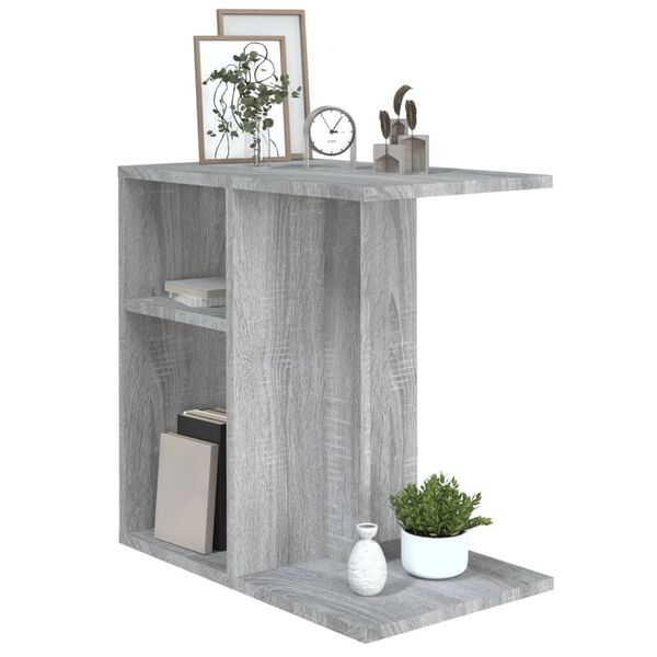 vidaXL Beistelltisch Grau Sonoma 50x30x50 cm Holzwerkstoff