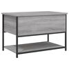 vidaXL Sitzbank mit Stauraum Grau Sonoma 70x42,5x47 cm Holzwerkstoff