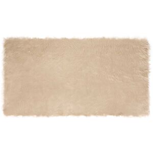 vidaXL Kunstschaffell Teppich Tafalla Beige 60 x 110 cm Polyester