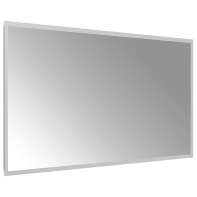 vidaXL LED-Badspiegel 90x50 cm