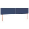 vidaXL Boxspringbett mit Matratze Blau 120x190 cm Stoff