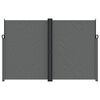 vidaXL Seitenmarkise Ausziehbar Anthrazit 220x1200 cm