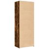 vidaXL Highboard Räuchereiche 70x42,5x185 cm Holzwerkstoff