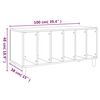 vidaXL Plattenschrank Sonoma-Eiche 100x38x48 cm Holzwerkstoff