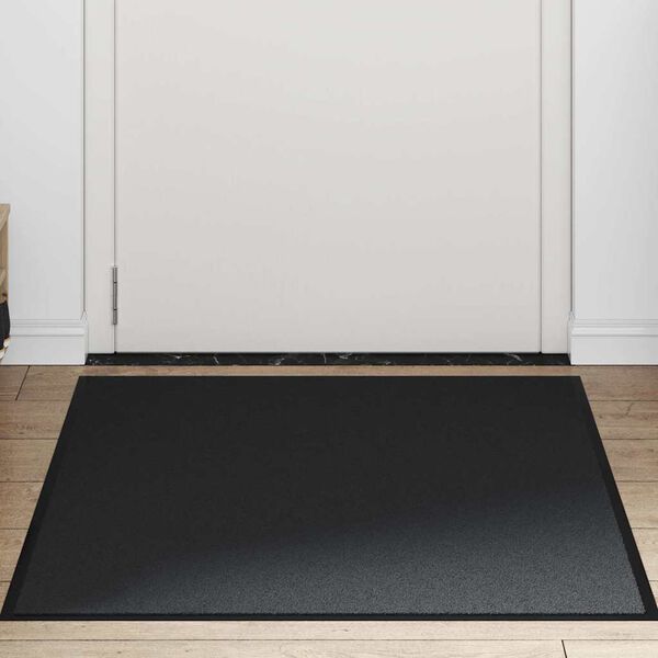 vidaXL Fu&szlig;matte 80x120 cm Schwarz