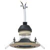 vidaXL Spotlight 6 pcs Messing 9 x 9 x 2,5 cm Metall