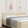 vidaXL Kopfteil mit Kopfteil Creme 180 cm Kunstleder
