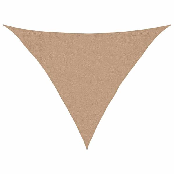 vidaXL Sonnensegel 160 g/m&sup2; Taupe 4x4x5,8 m HDPE