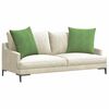 vidaXL Sofakissen 2 St&uuml;ck Hellgr&uuml;n 60 x 60 cm Cordstoff