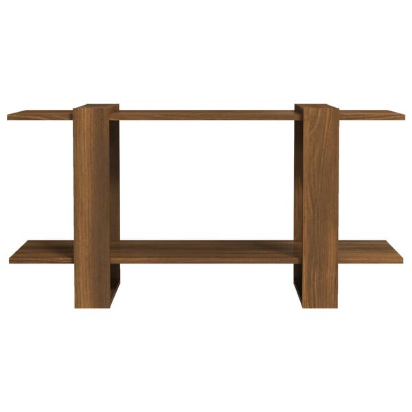 vidaXL B&uuml;cherregal Braun Eichen-Optik 100x30x51 cm Holzwerkstoff