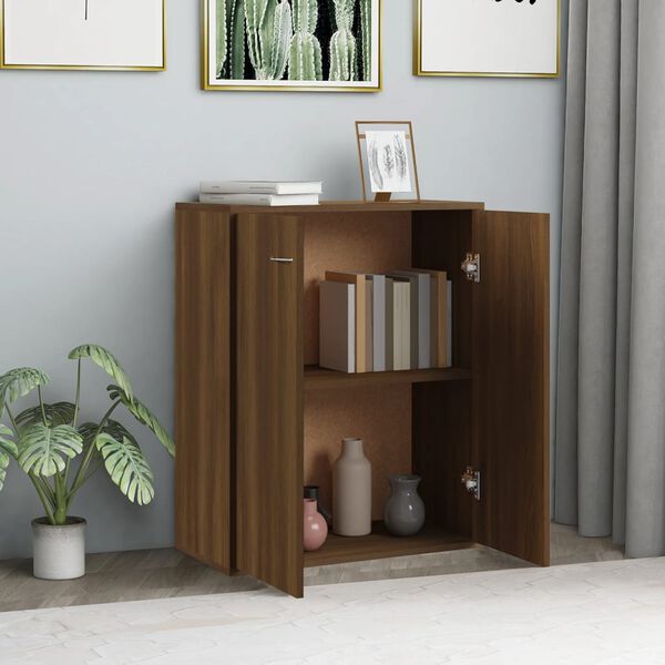 vidaXL Sideboard Braun Eichen-Optik 60x30x75 cm Holzwerkstoff