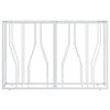 vidaXL Konsolentisch Silbern 110x30x70 cm Edelstahl und Glas