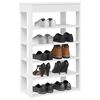 vidaXL Schuhregal Wei&szlig; 60x30x98 cm Holzwerkstoff