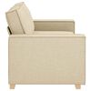 vidaXL 2-Sitzer Sofa Creme 180x78x84 cm Stoff