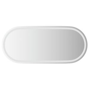 vidaXL LED-Badspiegel 100x45 cm Oval