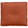 vidaXL R&uuml;ckenkissen Rot-Orange 50 x 45 cm Cordstoff
