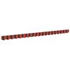 vidaXL Markisensch&uuml;rzen-Ersatz Orange und Schwarz 380 x 20 cm