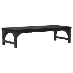 vidaXL Monitor Halterung Schwarz Eichen-Optik 55 x 23 x 14 cm
