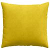vidaXL Sofakissen 2 St&uuml;ck Gelb 45 x 45 cm Cordstoff