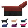 vidaXL Pferdedecke Dunkelgr&uuml;n und Schwarz 165 cm Polyester