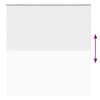 vidaXL Verdunkelungsrollo 164,4 x 175 cm, Stoffbreite 160 cm, Wei&szlig;