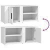 vidaXL TV-Schr&auml;nke 2 Stk. Wei&szlig; 80x31,5x36 cm Holzwerkstoff
