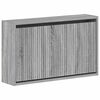 vidaXL Wandmontierter Schuhschrank ARNHEM 71 x 17 x 43 cm Sonoma-Grau