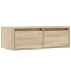 vidaXL TV-Schrank mit LED-Leuchten Sonoma-Eiche 75x35,5x25 cm